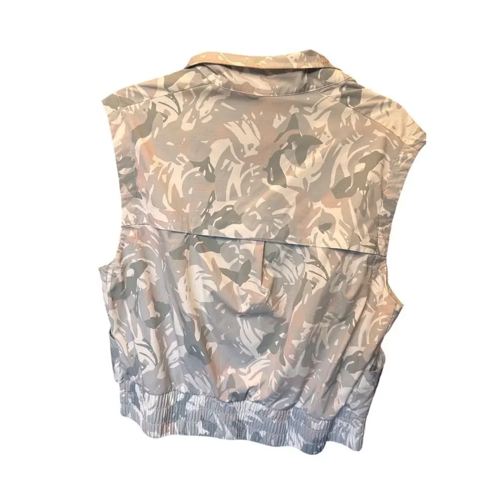 Avia Women’s Camouflage Zip-Up Vest Size M 8-10 Outdoor Sleeveless Pockets